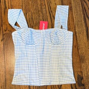 Edikted corset top NWT